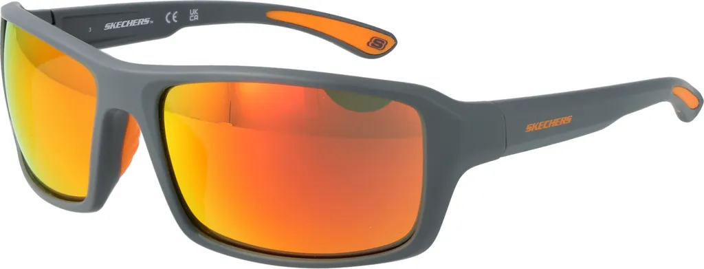 Lunettes de soleil Skechers SE6289 20U 61 - Monture Grise et Verres Bleus