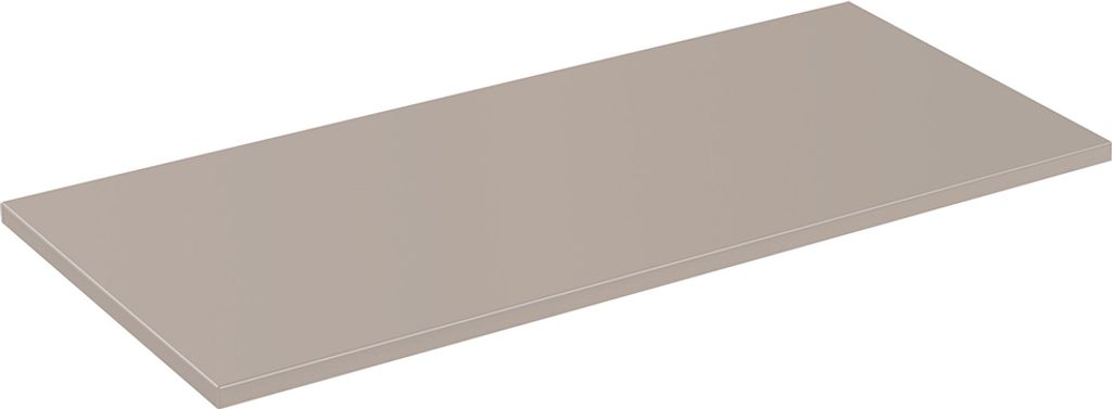 Waschtischplatte 120cm ADELAIDE-56-CASHMERE in kaschmir, B/H/T ca. 120,6/2,2/46,5 cm
