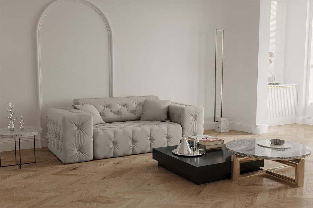 Sofaset Designersofa CHANTAL 3-2-1 in Stoff Opera Velvet Produktbild 3