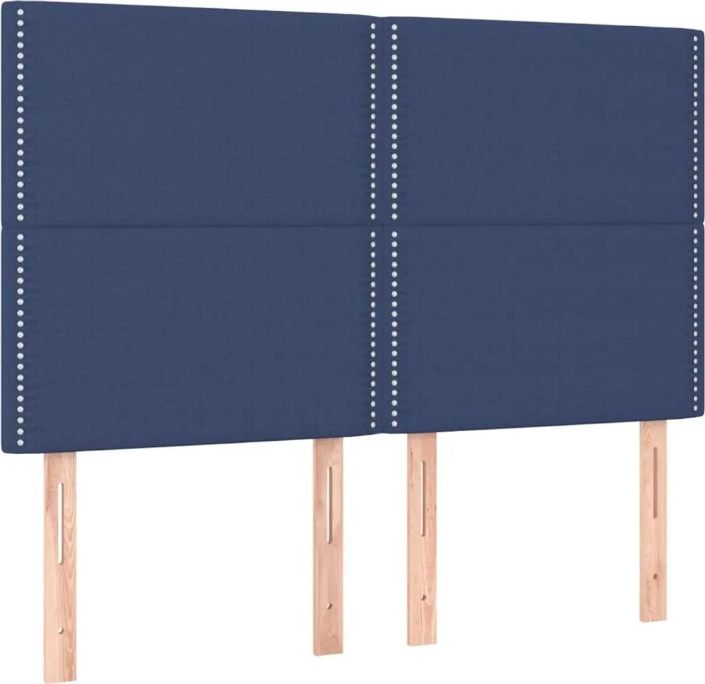 Testiera SYFAX™ Tessuto Blu 144x5 cm - Supporto Letto Regolabile