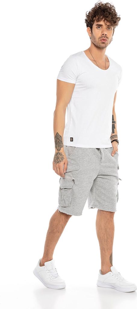 Red Bridge Herren Shorts Kurze Hose Cargo Sweatpants Premium