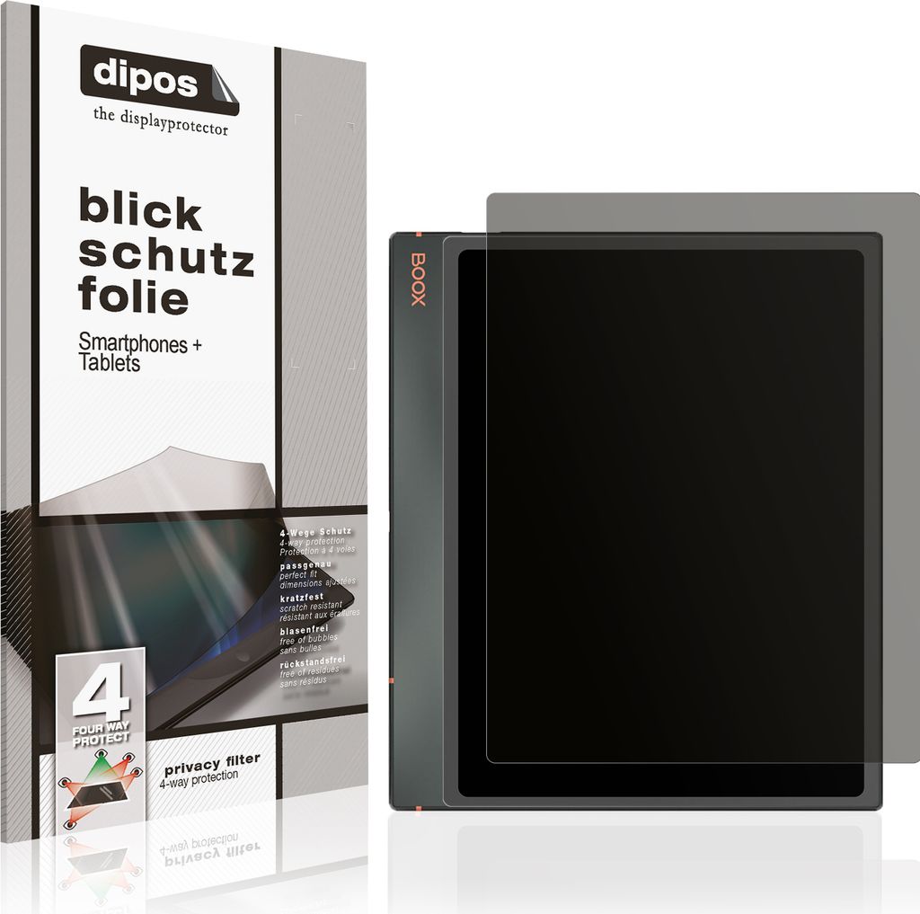 Blickschutzfolie für Onyx Boox Note Air3 matt Schutzfolie Produktbild 