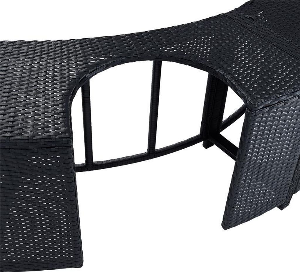 Whirlpool Umrandung Poolumrandung Poolverkleidung Rattan Produktbild 4