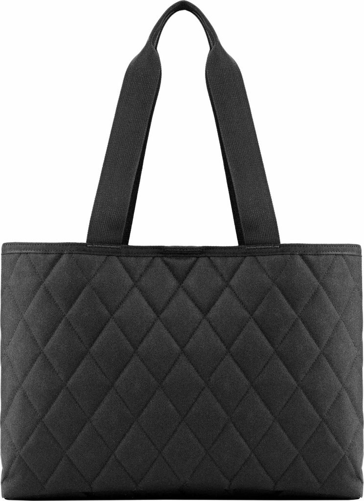 reisenthel classic shopper L, Einkaufstasche, Tragetasche, Rhombus Light Grey, 12 L, DK7060