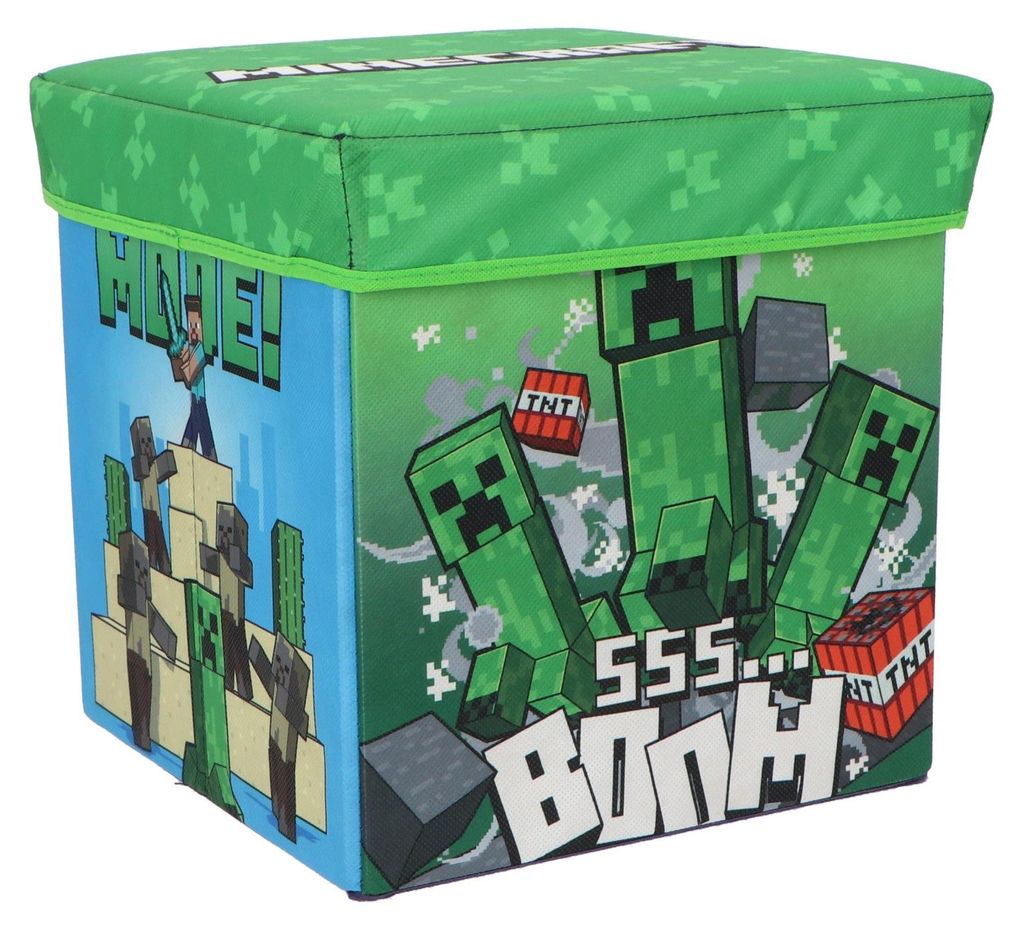 Minecraft Boîte à siège Rangement pratique Boîte à jouets Image du produit 