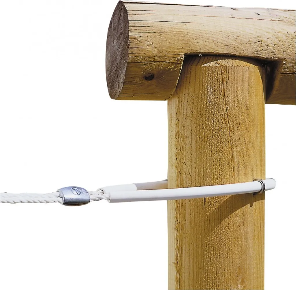 Gaine Isolante Blanche 60cm pour Corde 8mm - Isolateur Kerbl Haute Qualité
