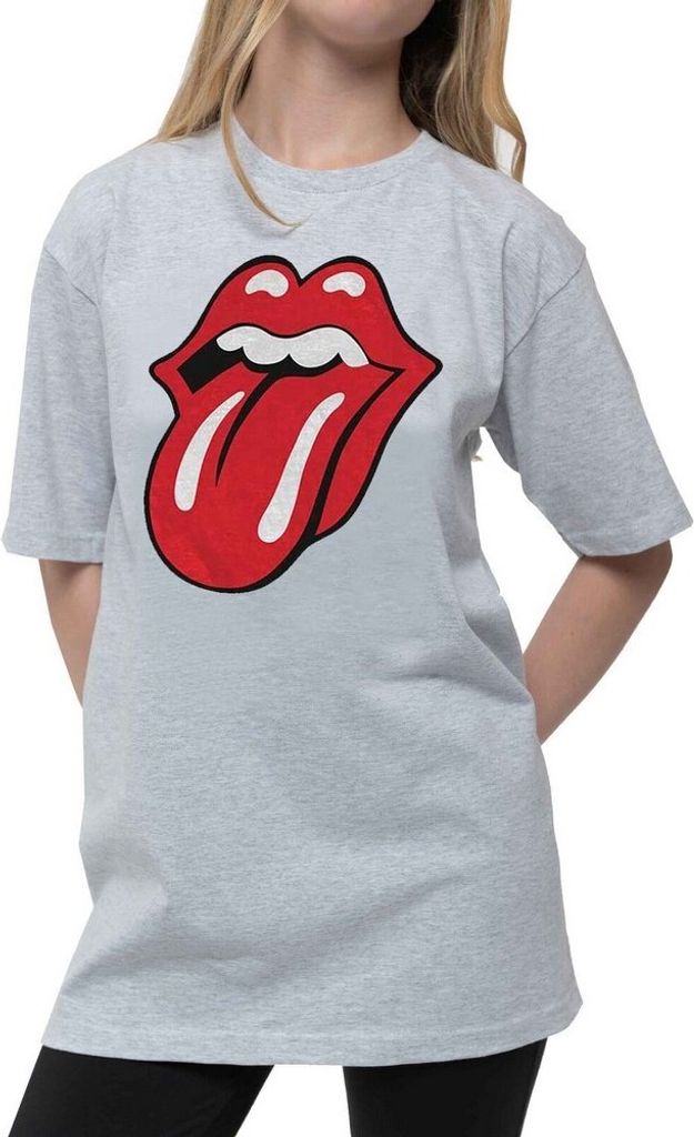 The Rolling Stones - "Classic" T-Shirt für Kinder RO1136 (116) (Grau meliert)