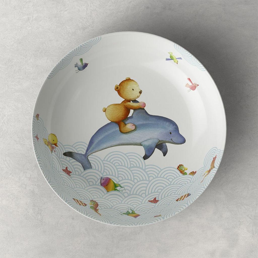 Villeroy&Boch - Talerz głęboki dla dzieci Happy as a Bear Zdjęcie produktu 