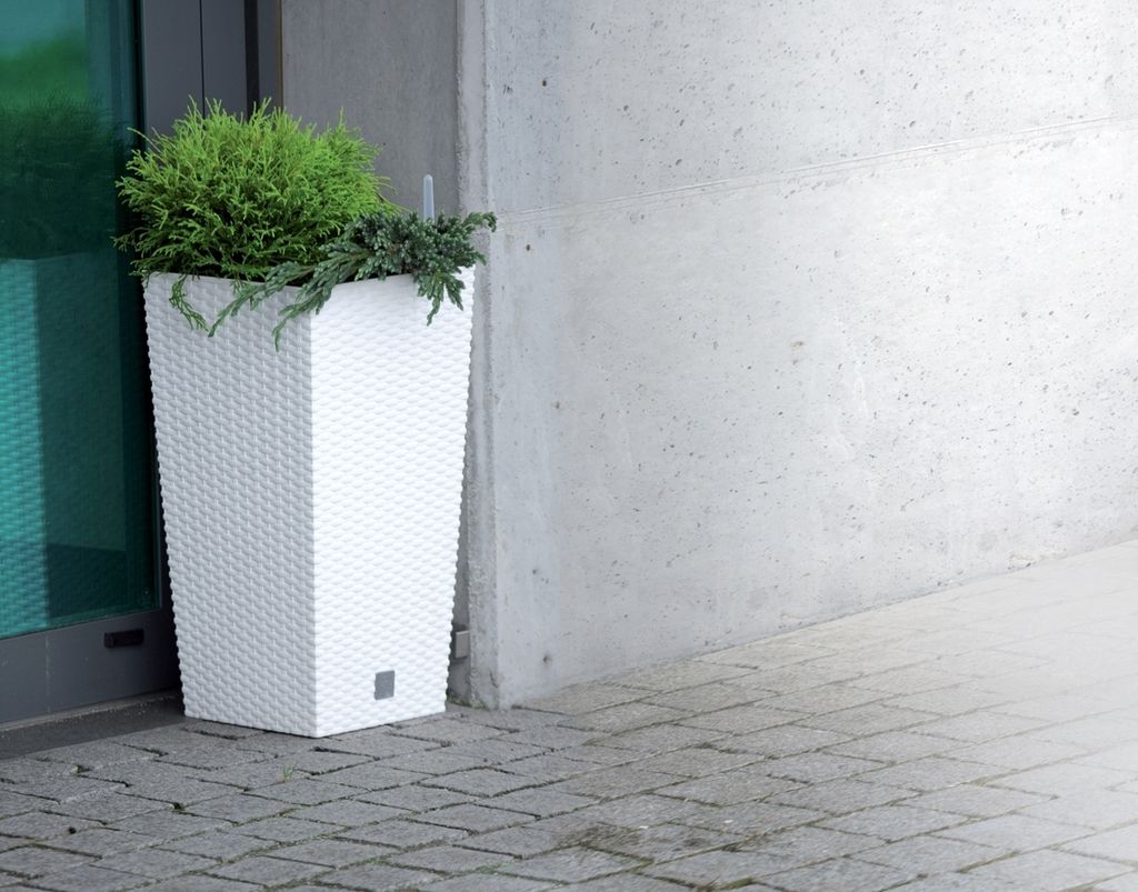 Blumentopf + Einsatz Blumenkübel Rattan RATO SQUARE DRTS170 Produktbild 17
