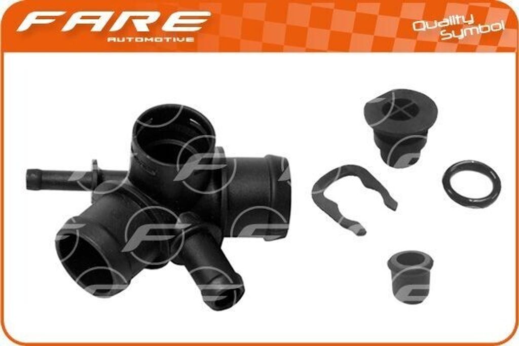 FARE SA 2386 Kühlmittelflansch für VW Golf IV Schrägheck (1J1) Wasserflansch