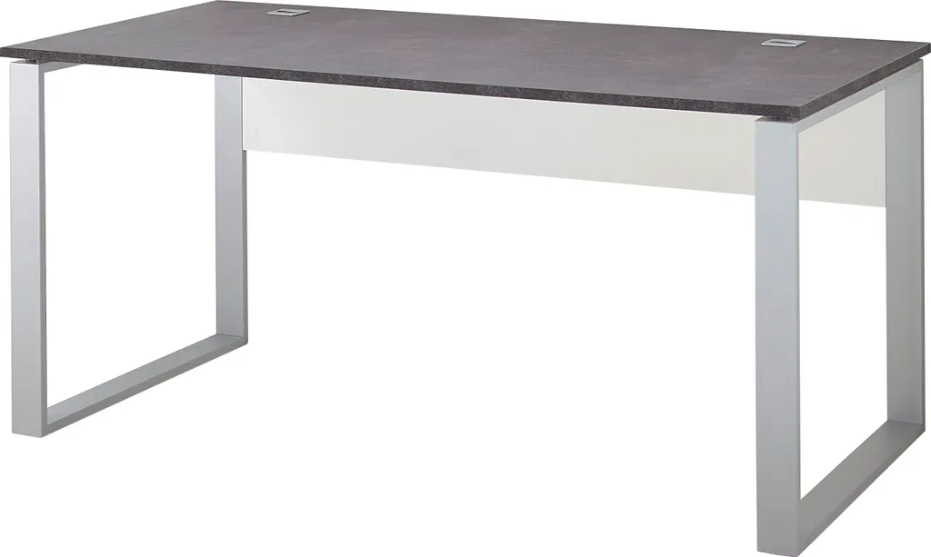 Bureau blanc en mélamine haute résistance 160x80 cm GW-ALTINO Germania