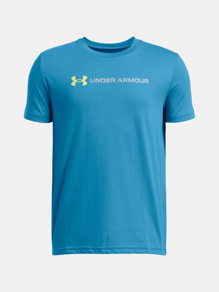 Under Armour Jungen T-Shirt Ua B Logo Wordmark Ss 1389963-452__YLG