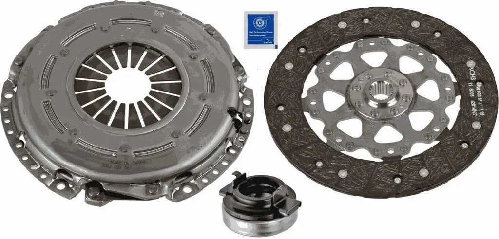 Kit d'embrayage complet pour Mazda 2 - Remplacement OE S550 16 410 SACHS