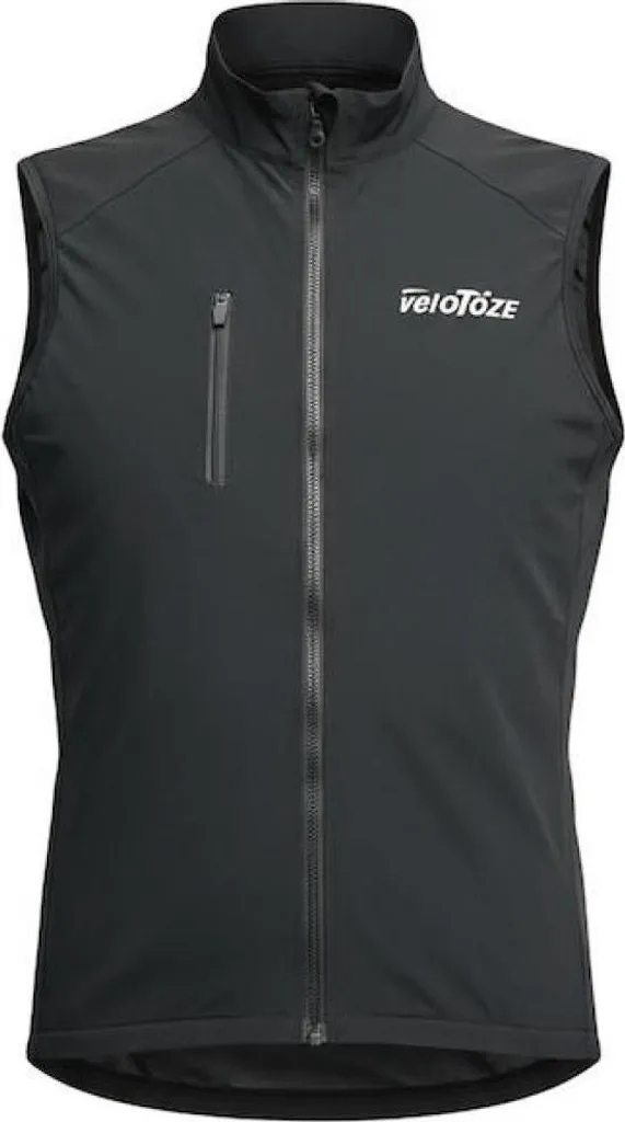 VeloToze Core Shield Noir XS - Gilet Stop-Vent pour Cyclistes Frileux