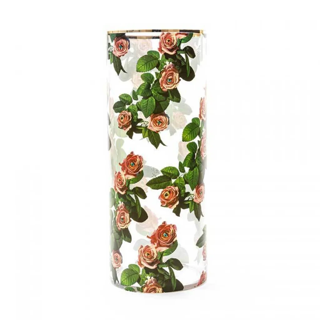 Offerta Vaso Seletti Roses 50cm Vetro | Arredamento Casa Pop Originale