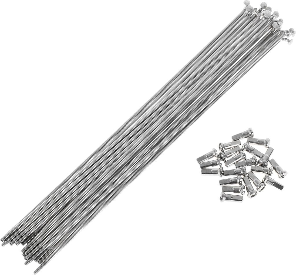 20 Set 13G Fahrradspeichen 210mm Fahrradspeichen 304 Edelstahl Silberton