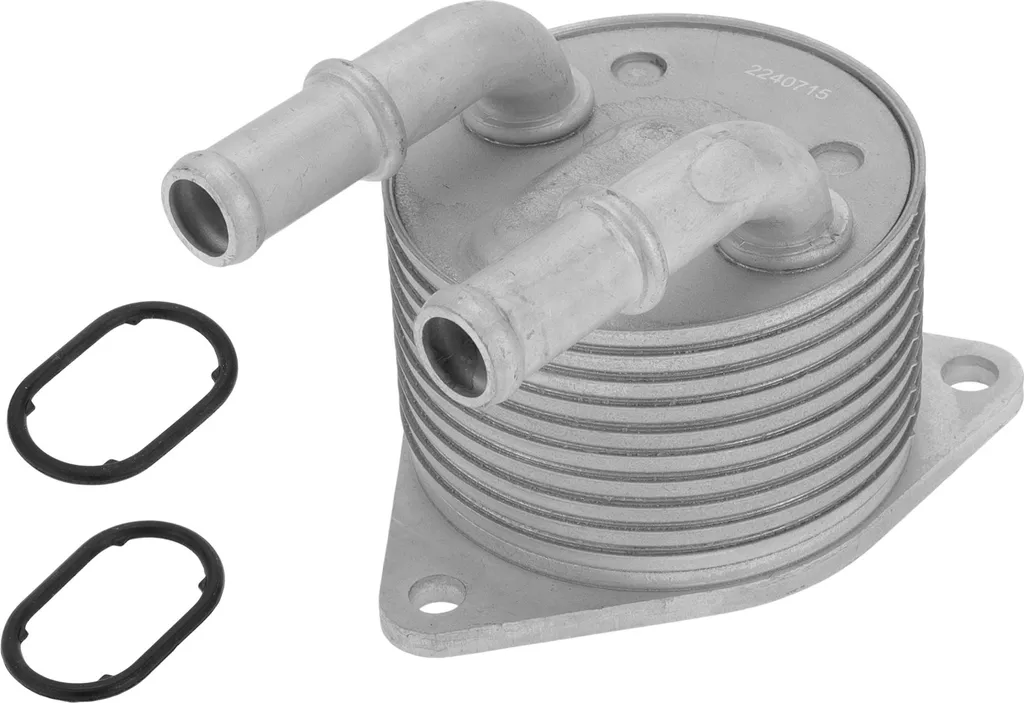 Radiateur d'Huile Moteur Peugeot 3008 1.6 HDi avec Joints Toriques Argent