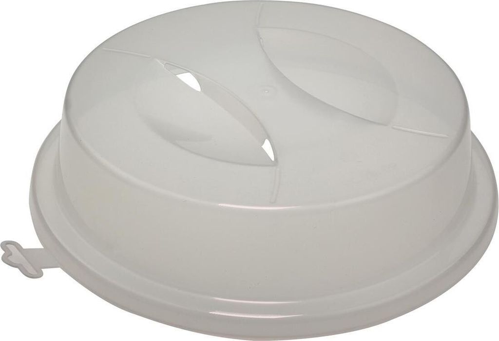 Wpro PLL003, Mikrowellenspritzabdeckung, Weiß, Kunststoff, Produktbild 