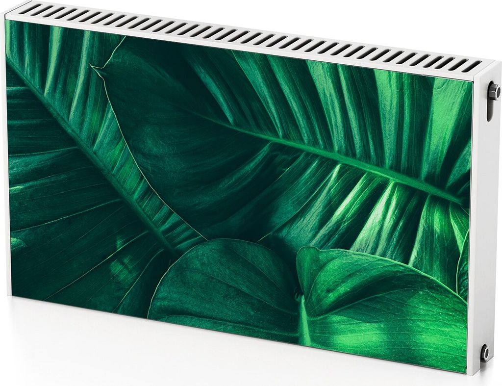 Große Pflanze – Magnetische Heizkörperabdeckung – 100x60 cm – Magnet Heizkörperabdeckung – 3D Würfel – Heizkörperverkleidung – Mag...