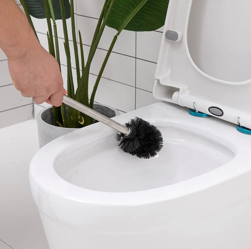 Pack de 25 brosses WC de rechange noires pour hygiène parfaite maison - 5
