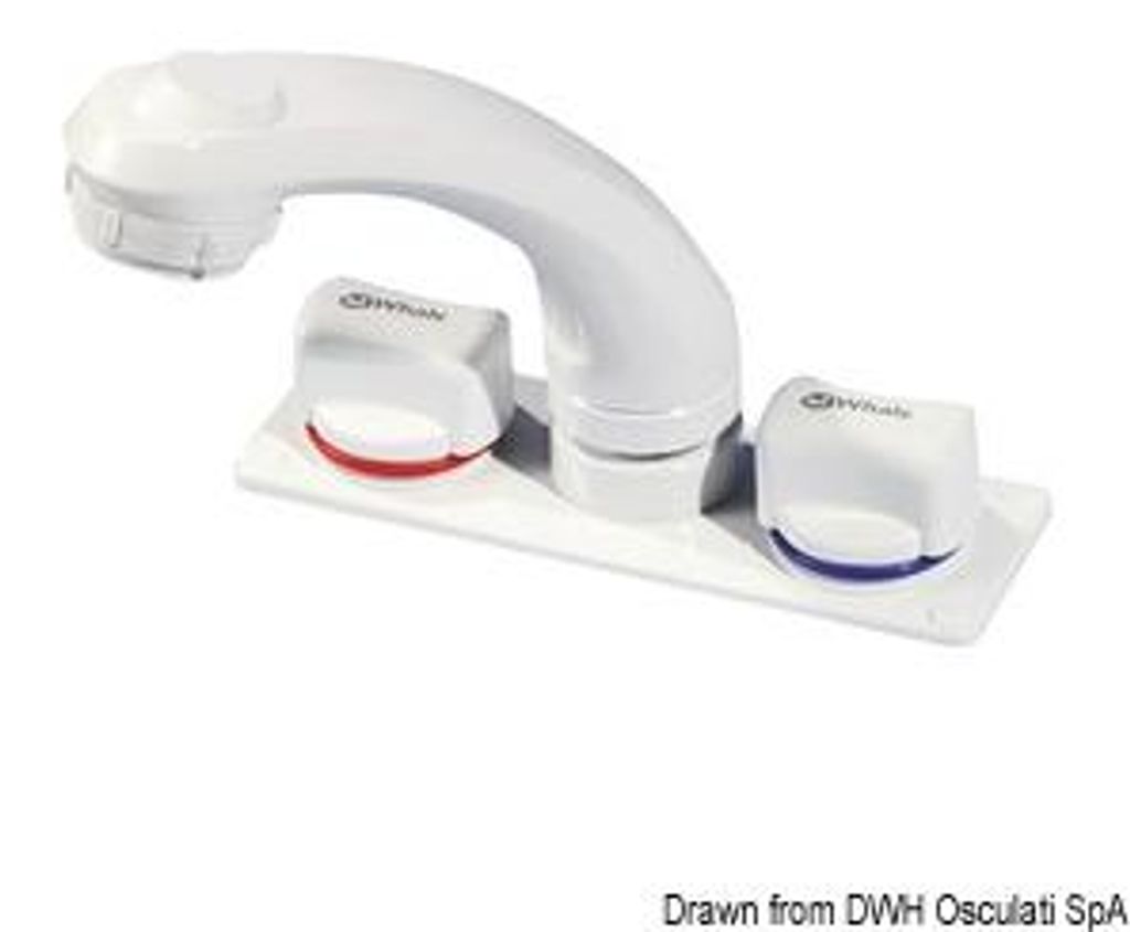 Pomme de douche Whale Elegance courte eau chaude/froide , 1 Image du produit 