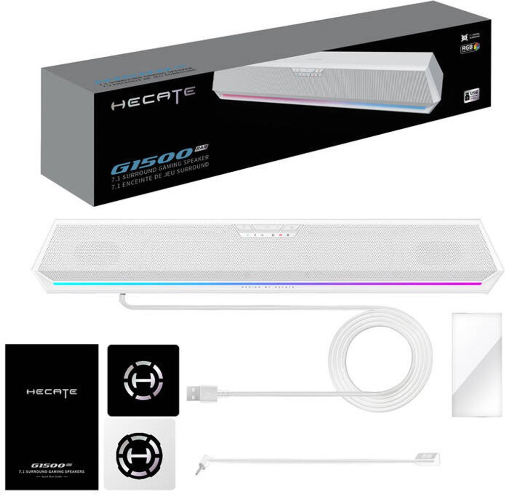 Barre de son gaming Edifier Hecate G1500 (blanc) Image du produit 