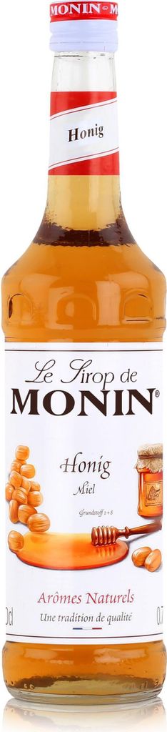 Monin Sirup Honig 700ml - Cocktails Milchshakes Kaffeesirup (1er Pack)