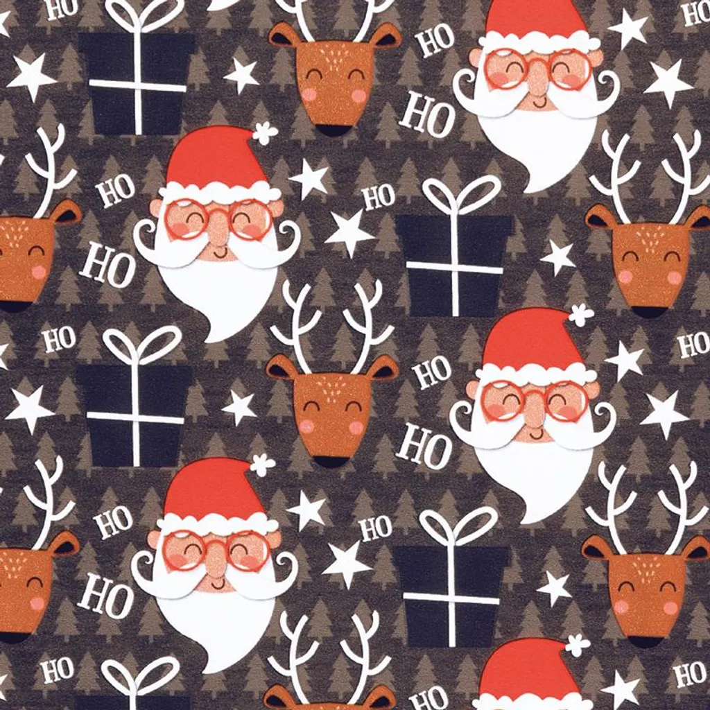 Papier cadeau Noël 150m résistant - Largeur 50cm avec motifs Père Noël