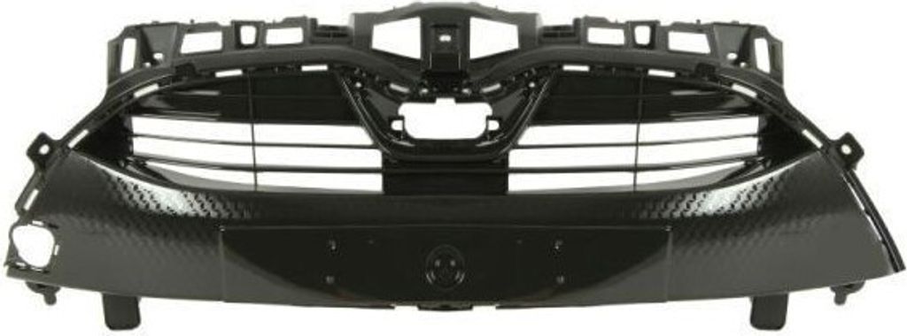 BLIC 6502-07-8158990P Kühlergrill Frontgrill für TOYOTA Yaris Schrägheck (P13) Oben Schwarz