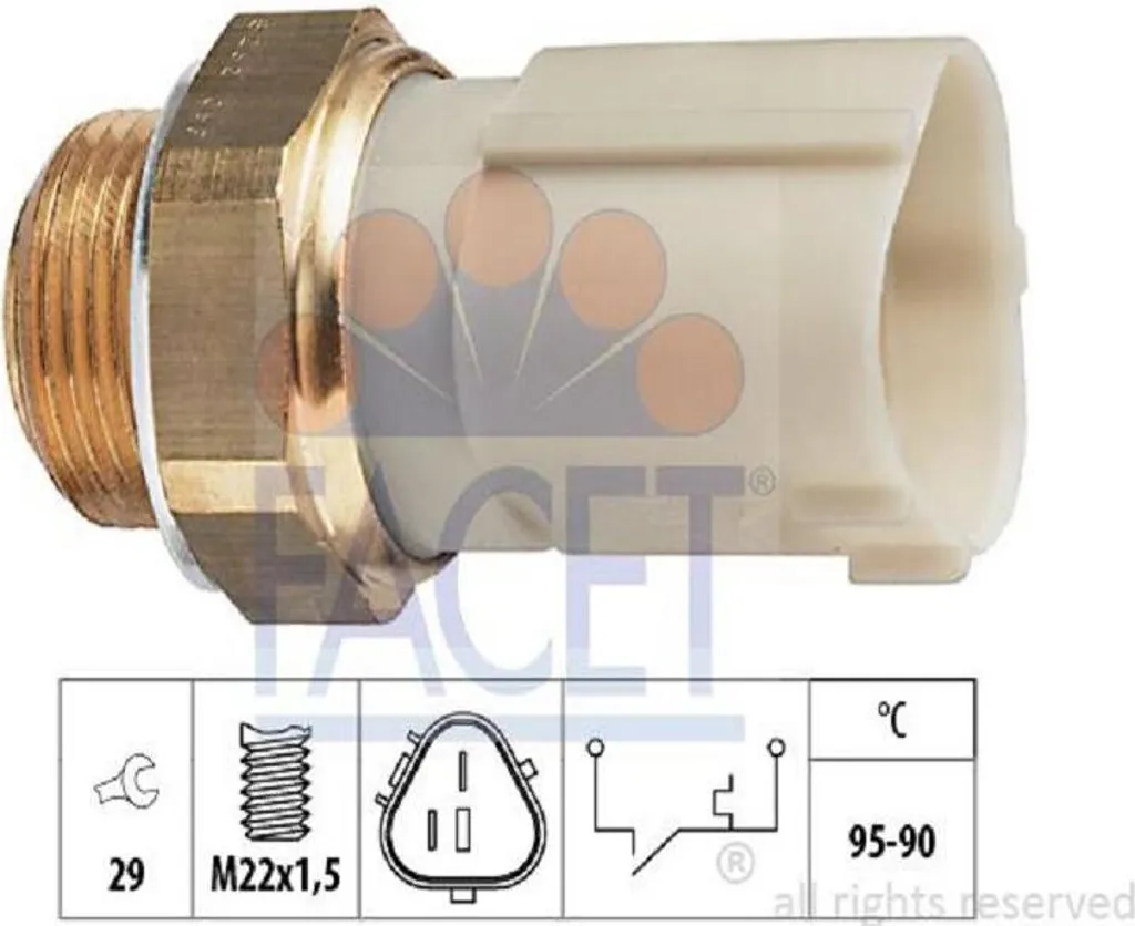 Termocontatto Ventola Radiatore Professionale - Sensore Temperatura M22