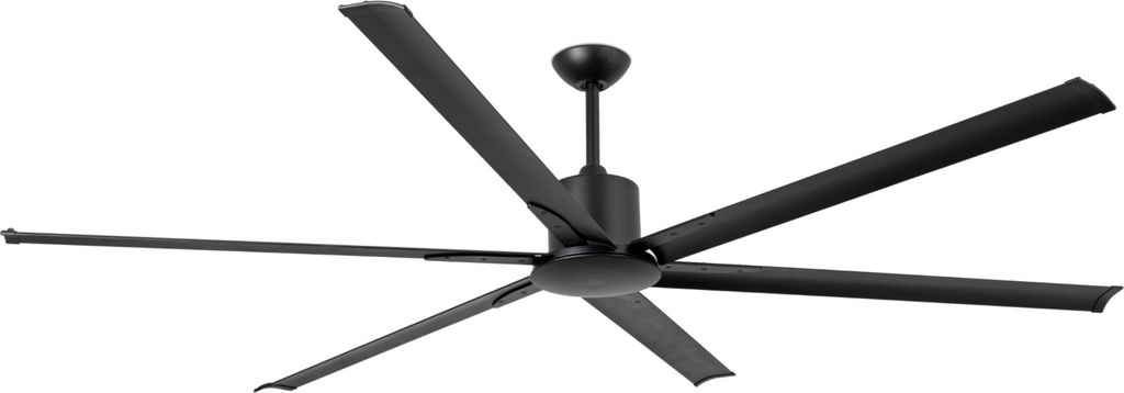Energiespar Deckenventilator mit Fernbedienung Andros Schwarz 213 cm