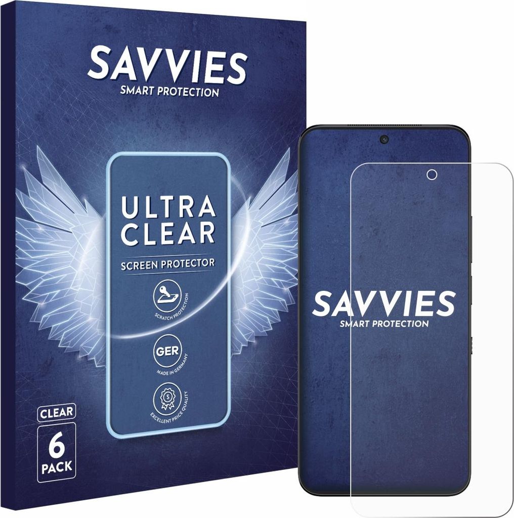 6x Für TCL NXTPAPER 60 Ultra Schutzfolie Savvies Displayschutz Display Schutz Folie Klar Transparent