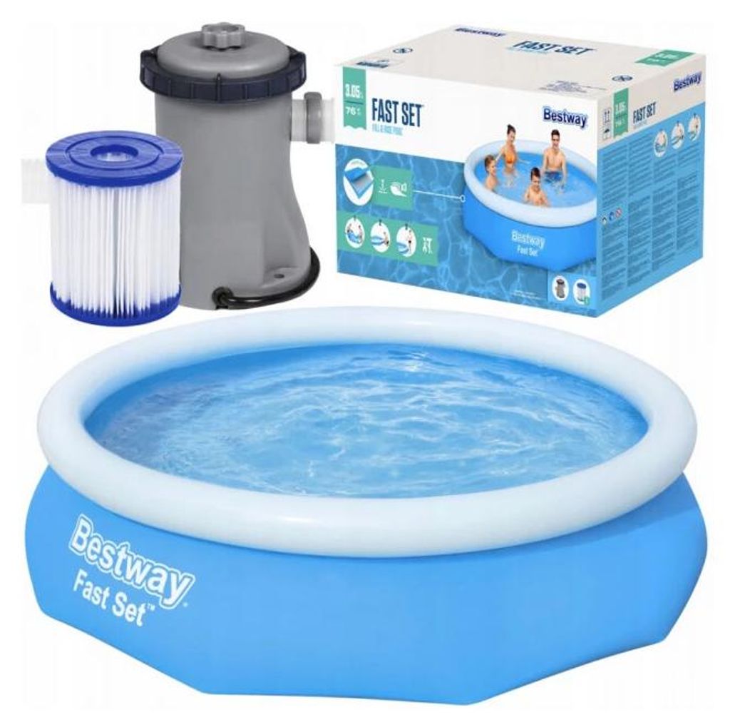 Piscina Fast Set Autoportante Tonda Cm.305X76H. - kg.10,0 - Immagine del prodotto 