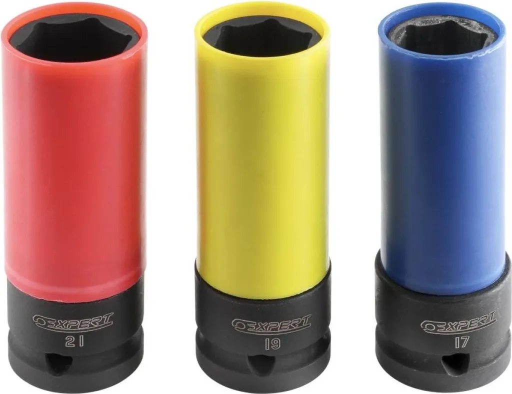 Douilles à Choc Expert 1/2 Pouce en Acier Renforcé - Set de 3 Unités
