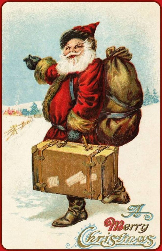 vianmo Holzschild 18x12 cm Weihnachten merry Christmas Schnee