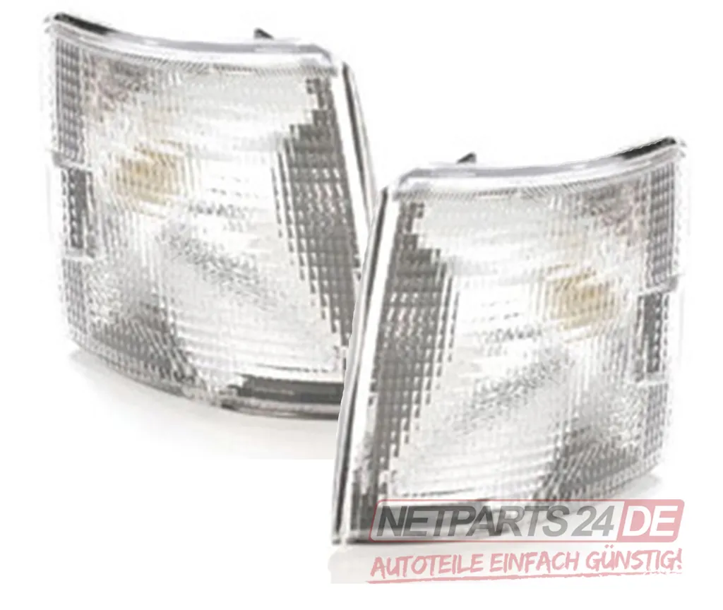 Johns, indicatore di direzione adatto per VW Bus Transporter T4 coppia bianca set anteriore L R. 7D0953049A 701953041F 701953049B 701953049H 7D0953050A 7019530