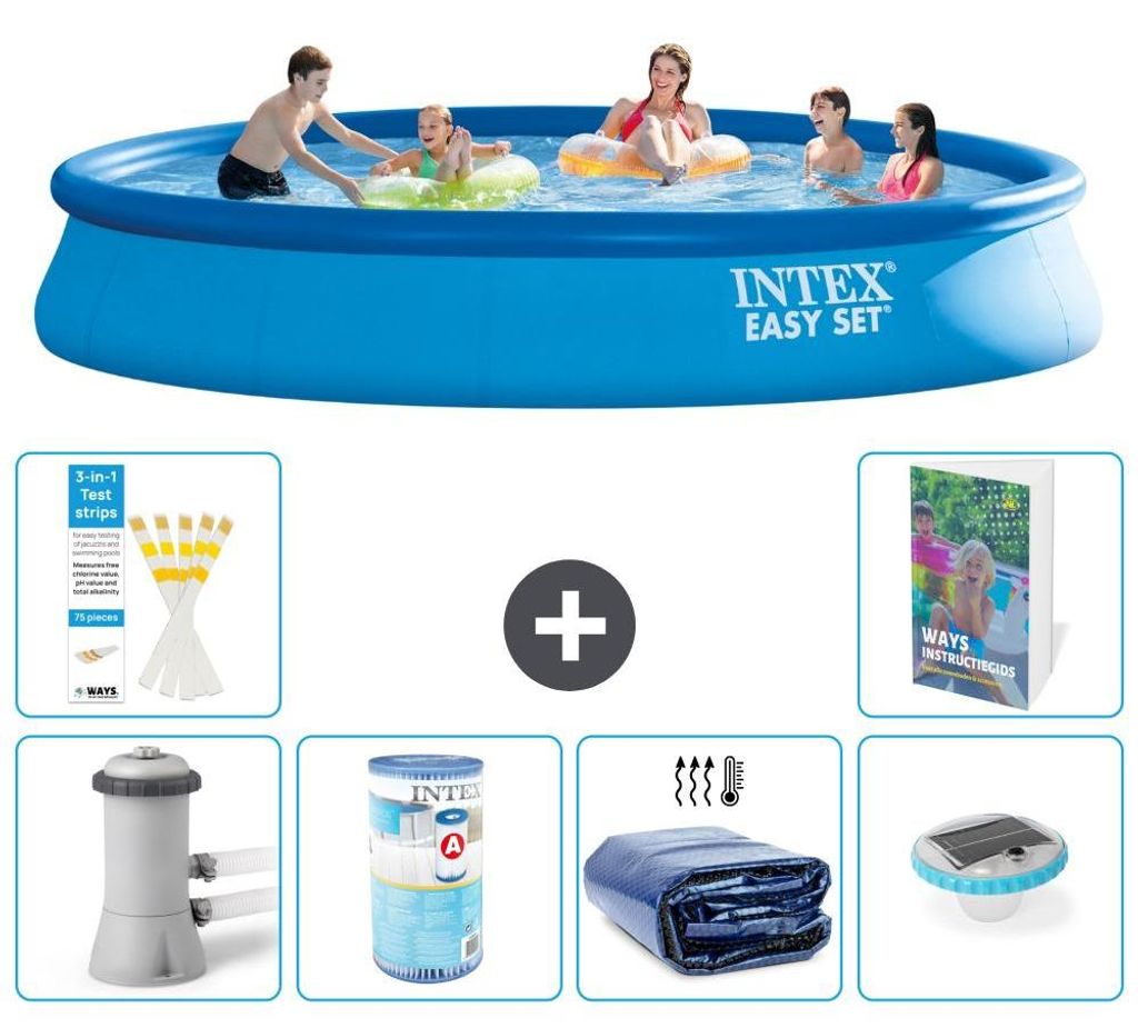 Easy Set Pool Rund - 457x84 cm - 7-teilig S275