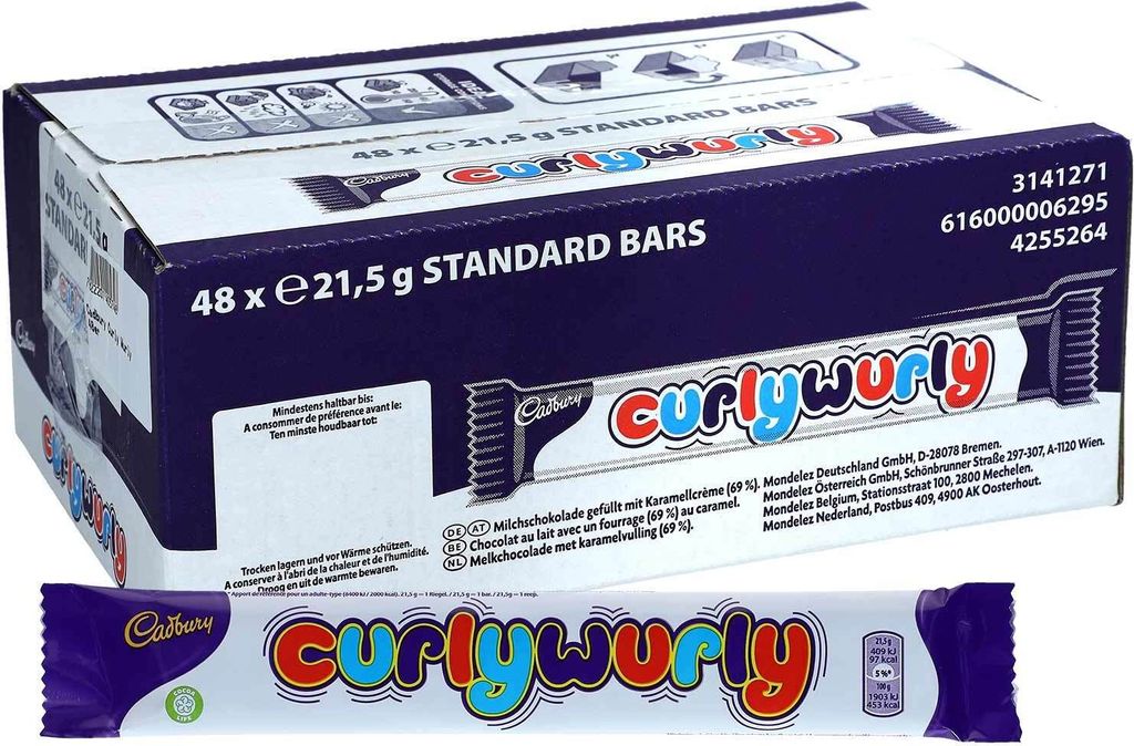 Cadbury Curly Wurly 48x21,5g Produktbild 