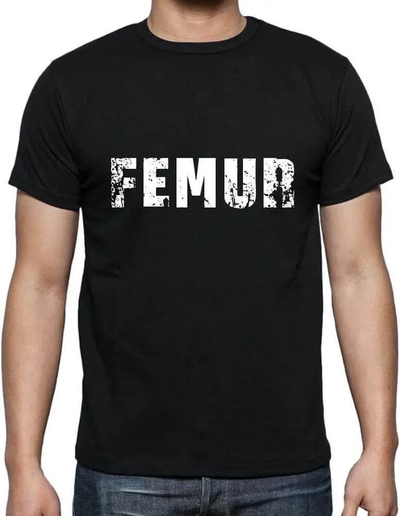 Herren Grafik T-Shirt Femur Öko-Verantwortlich Vintage Jahrgang Kurzarm Lustige Druck Geburtstag Geschenk Mann