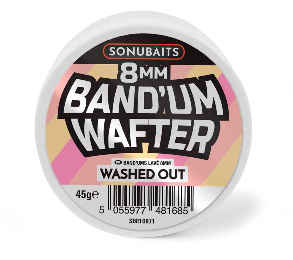 Sonubaits BandUm Wafters - 8mm Washed Out