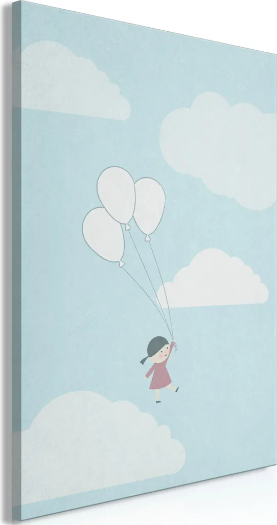 Quadretto Bimbi Avventura da Sogno - Arredo Murale Tela 40x60 cm