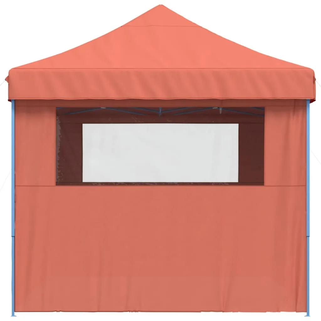 Tente de réception 3x3m Pop-Up imperméable terracotta avec 4 parois - 4