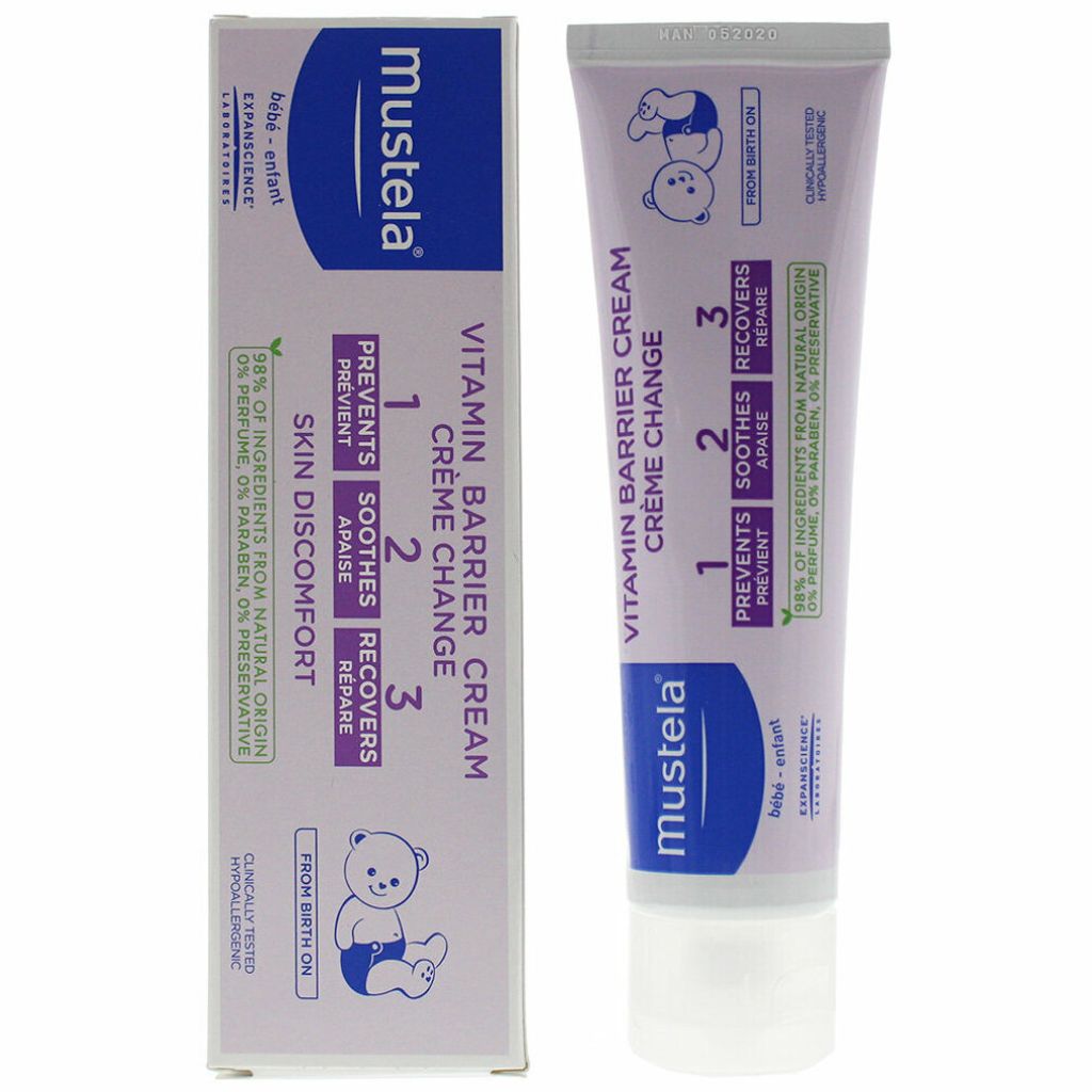 Mustela Baby-Wundcreme 1-2-3 gegen Windeldermatitis, 100 ml Produktbild 
