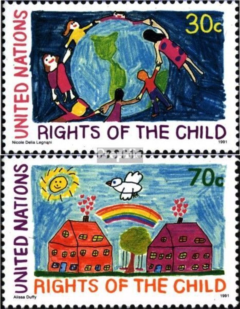 Briefmarken UNO - New York 1991 Mi 615-616 (kompl.Ausg.) Produktbild 