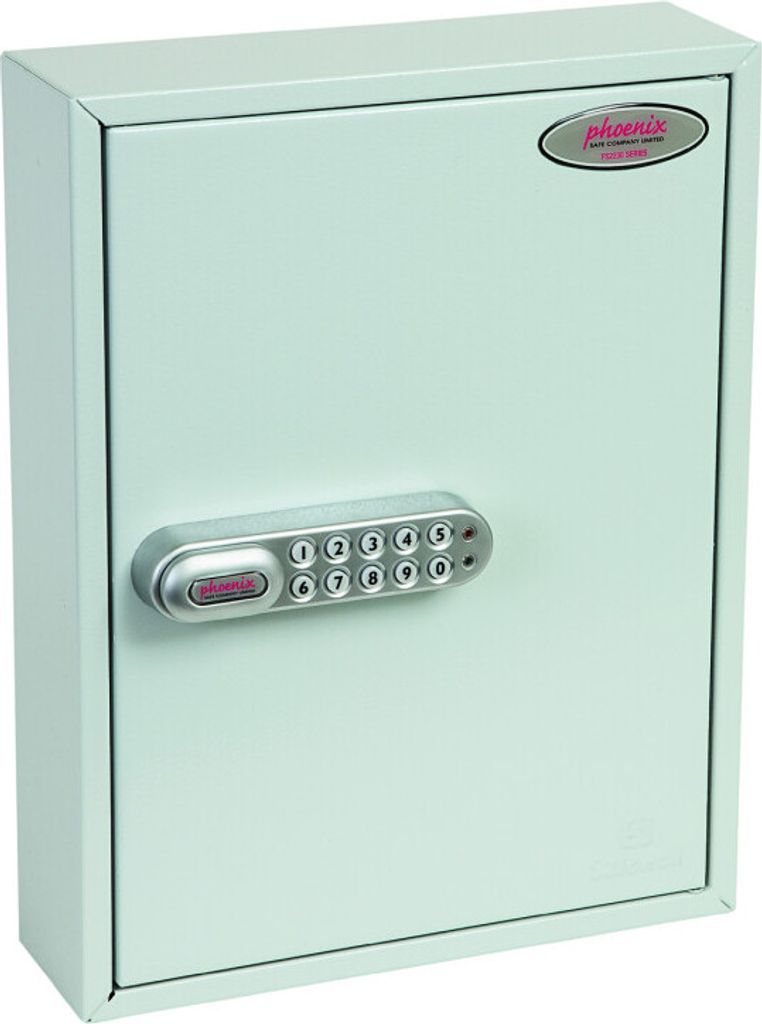 Phoenix Commercial Schlüsselschrank KC0601E 42 Haken mit Produktbild 