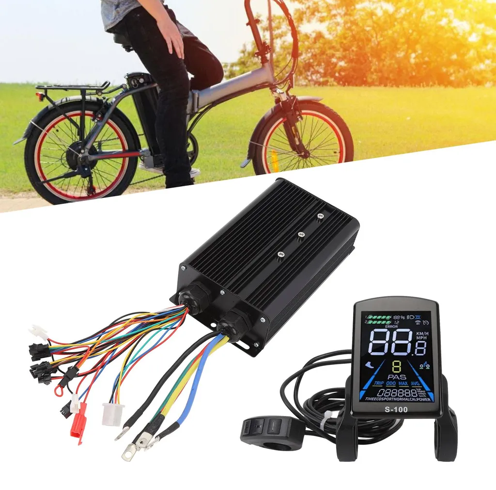 Kit contrôleur brushless pour vélo électrique et scooter avec console LCD