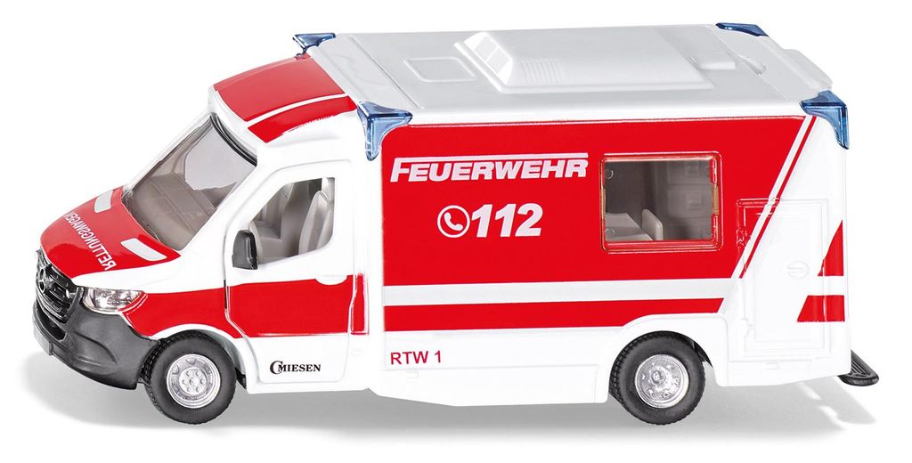 Siku Rettungswagen Kinde Fahrzeug Krankenwagen Spielmodell Spielzeug NEU 
