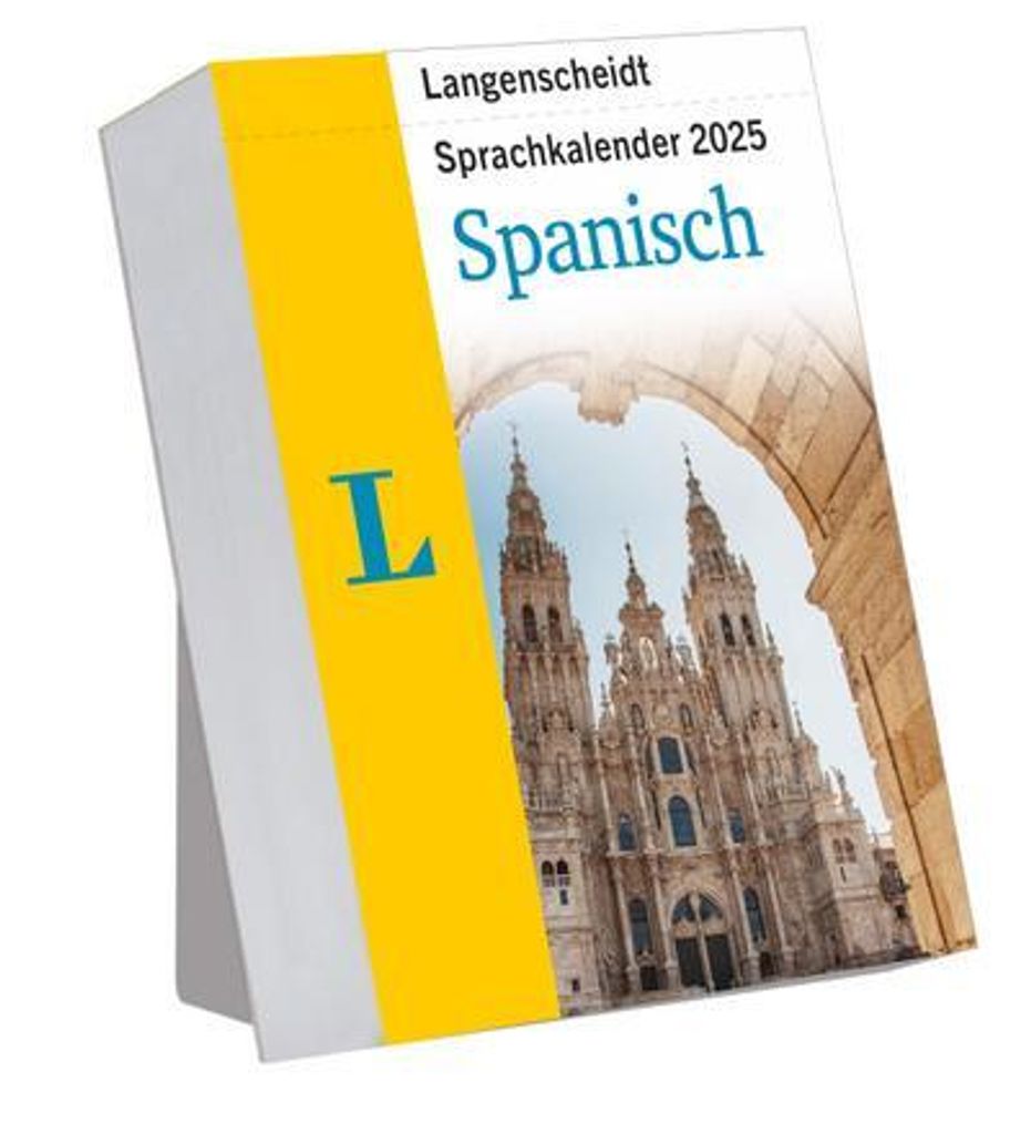 Calendario linguistico spagnolo Langenscheidt 2025 Immagine del prodotto 