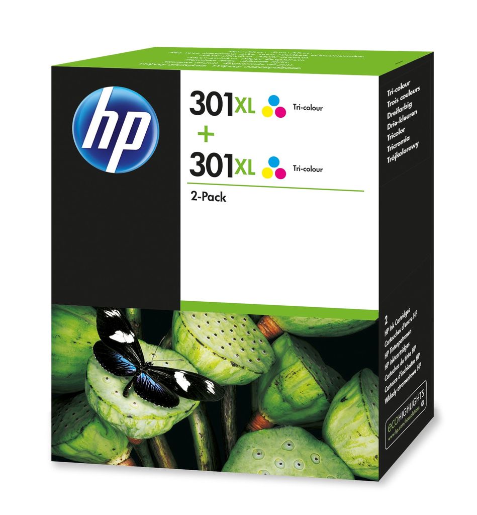 Kompatibel Tintenpatrone HP 301XL Dreifarbig Produktbild 