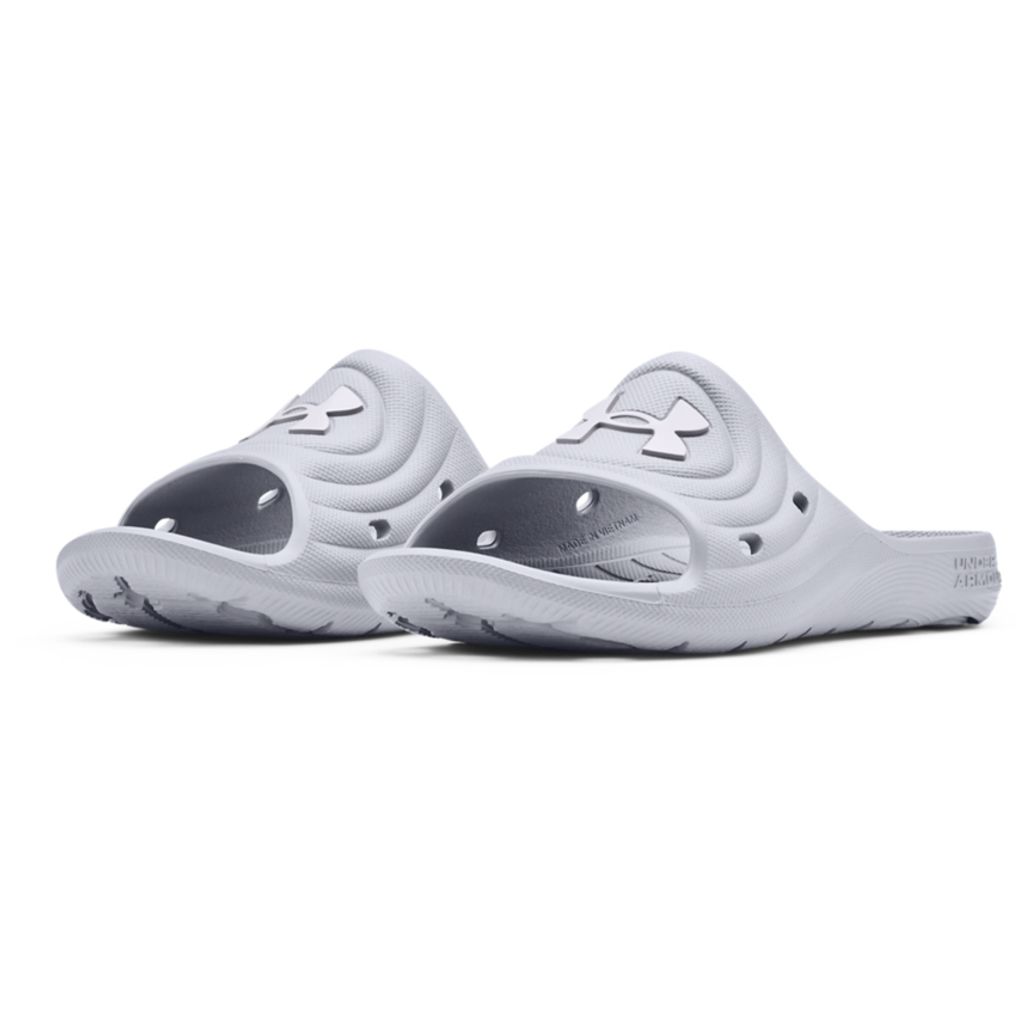 UNDER ARMOUR Locker IV Badelatschen Jungen 100 - mod gray/mod gray/white 37.5